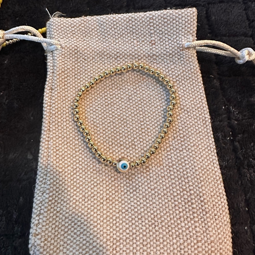 KT collection evil eye bracelets.